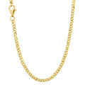 14K Solid Gold Cuban Link Chain D881