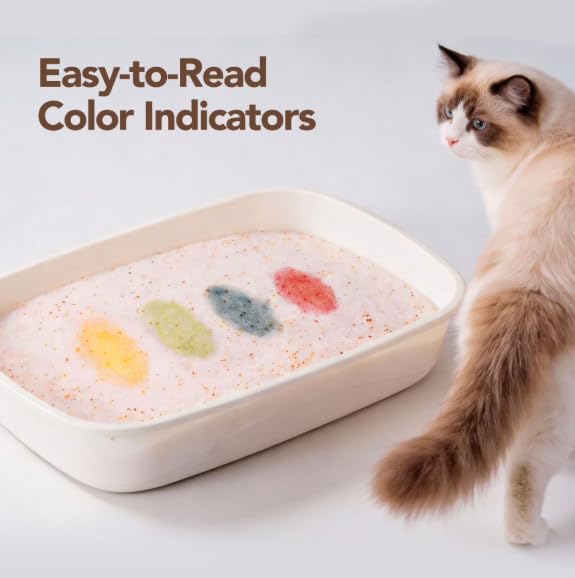 Unscented Color-Changing Cat Litter 8 Lb 2 Pack X1969