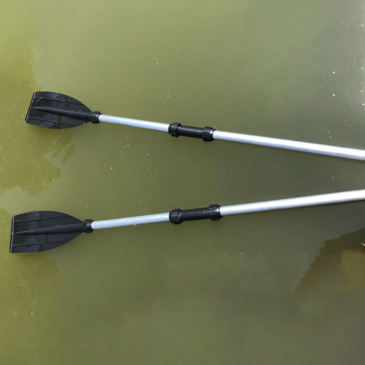 2pcs Adjustable Aluminum Alloy Kayak Paddles I585
