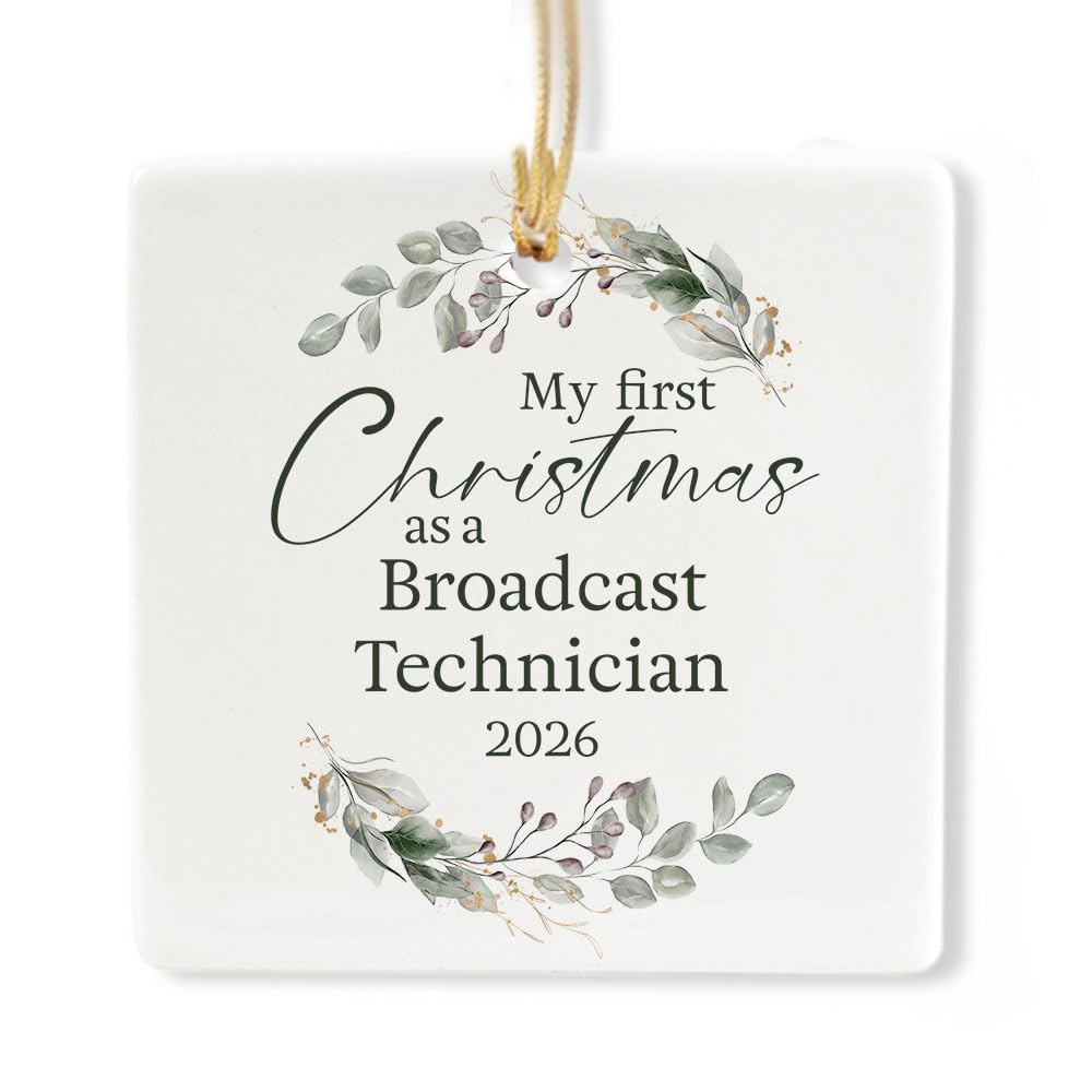 Ceramic 3-inch Square Ornament K42667