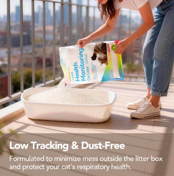 Unscented Color-Changing Cat Litter 8 Lb 2 Pack X1969