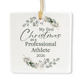 Ceramic 3-inch Square-Shaped Ornament N245139