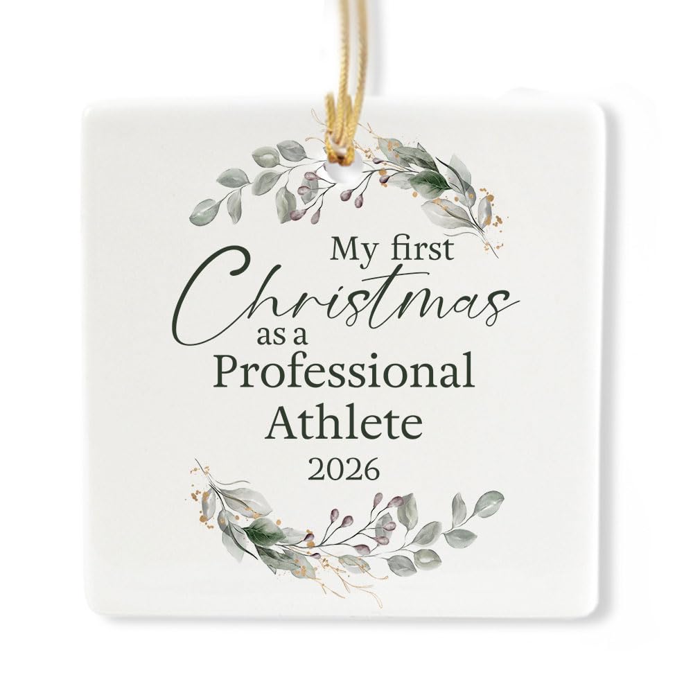Ceramic 3-inch Square-Shaped Ornament N245139