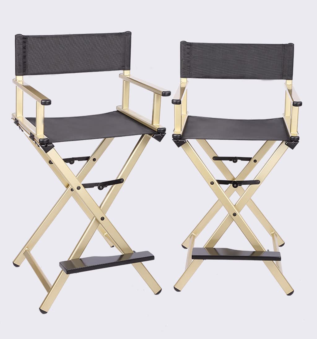 Folding Portable Aluminum Makeup Artist Chair R382689