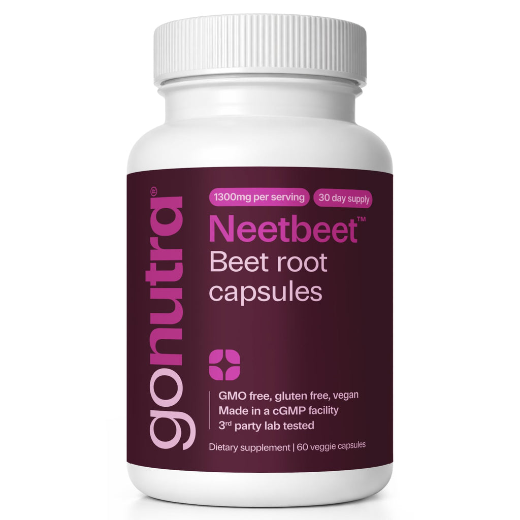 Organic Beet Root Capsules 1300mg 60ct Y701