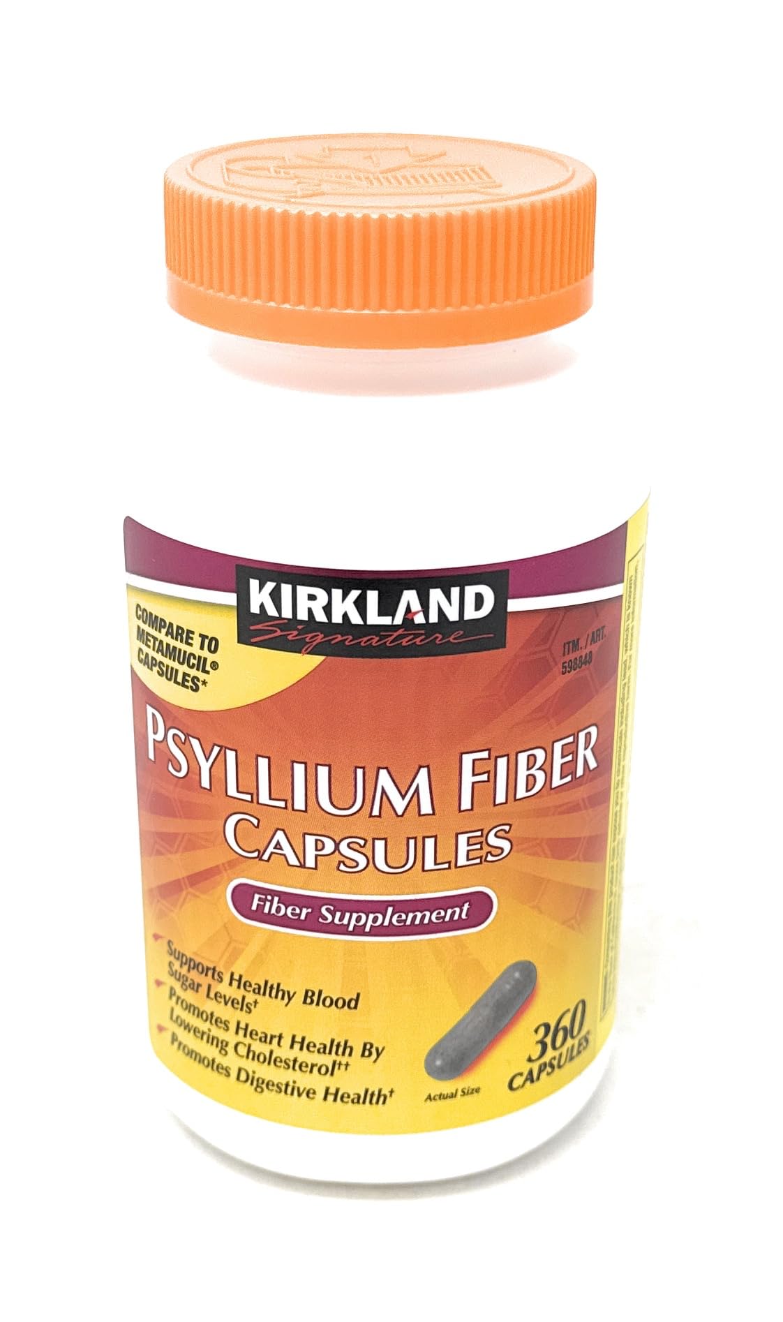 Fiber Supplement 360 Capsules F4720