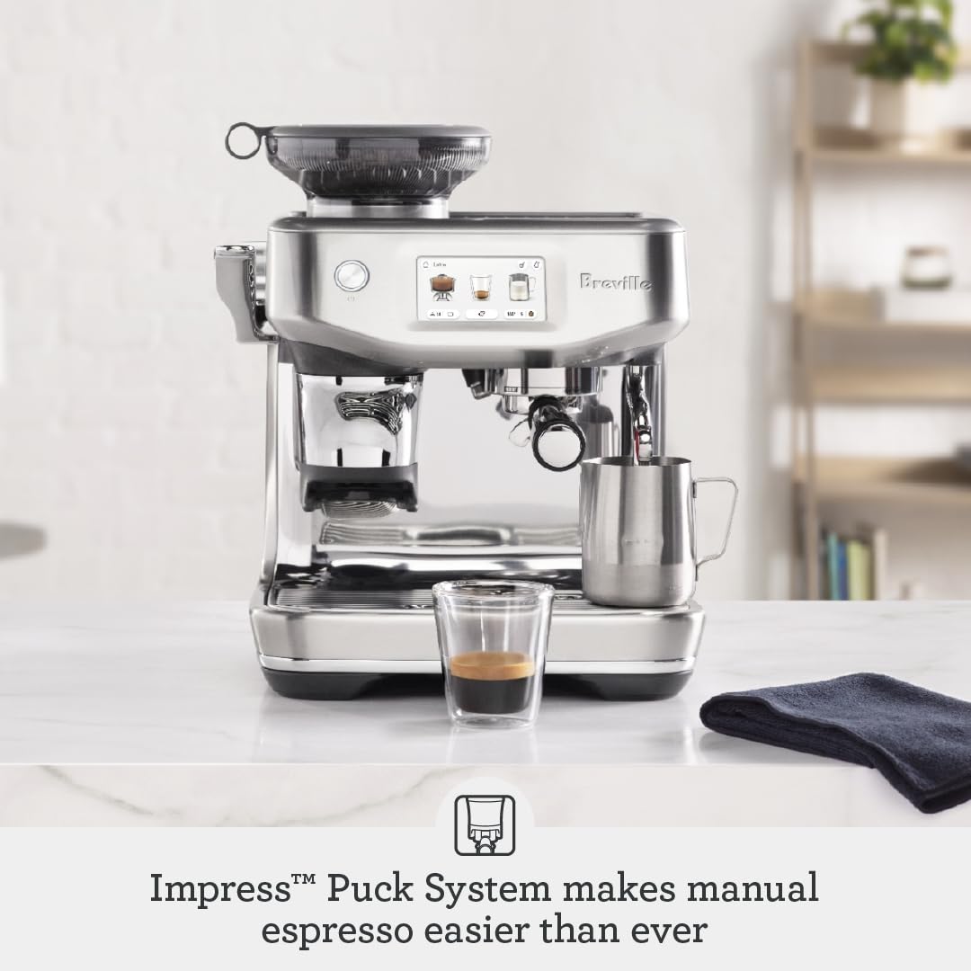 Espresso Machine Brushed Stainless Steel Q776584