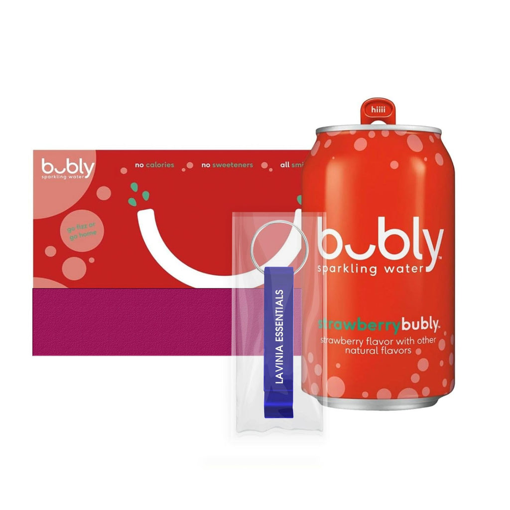Strawberry Flavored Sparkling Water 12 fl oz Aluminum Can 20-Pack X644