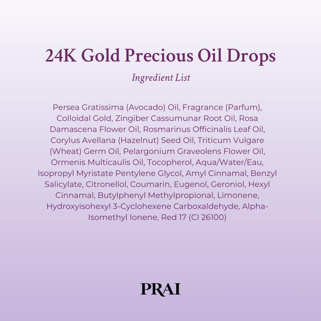 24K Gold Oil Drops 1 Oz O95580
