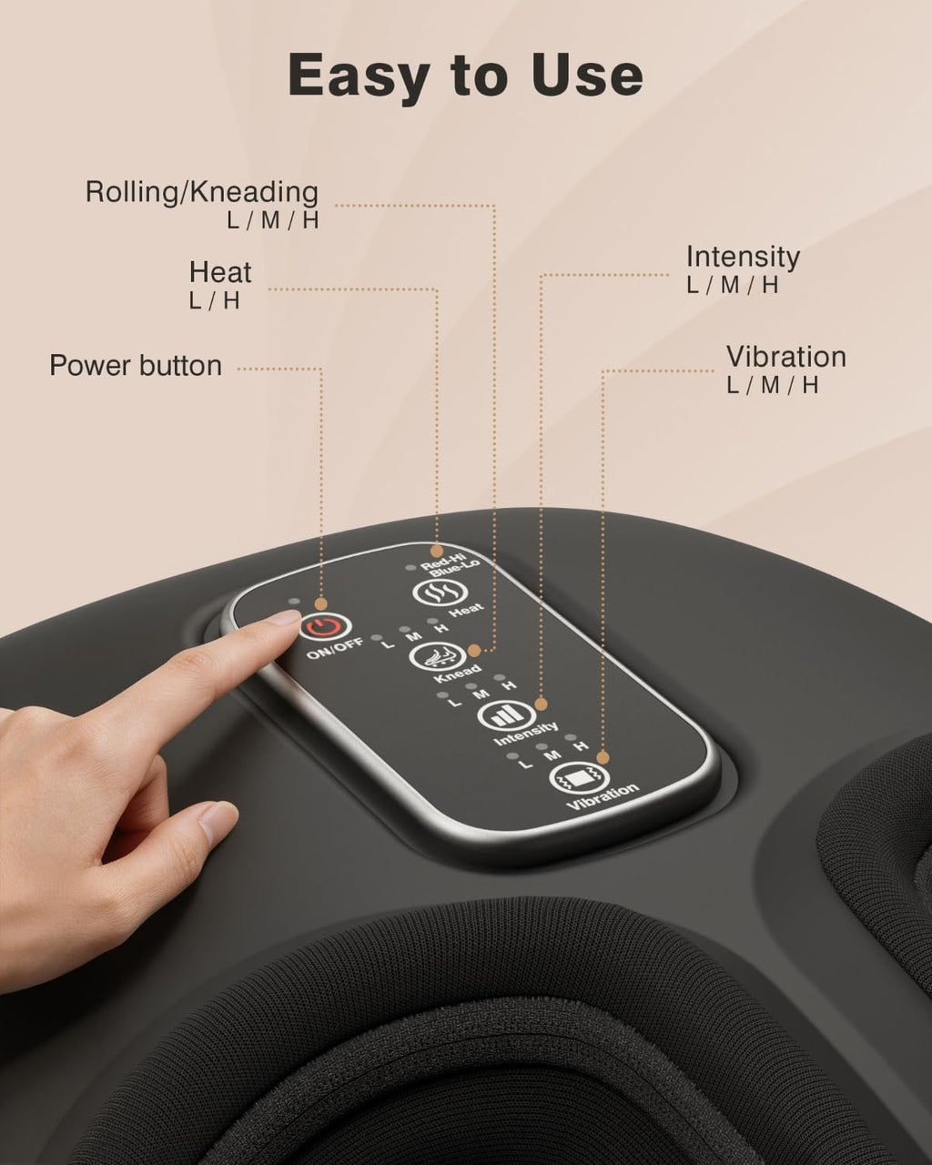 Foot Massager with Heat X76152