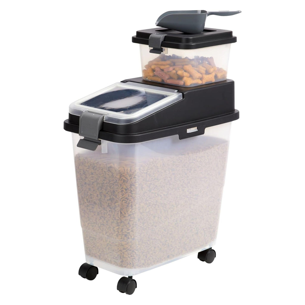 Airtight Dog Food Storage Container with Treat Container and Scoop A45302