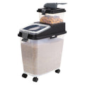 Airtight Dog Food Storage Container with Treat Container and Scoop A45302