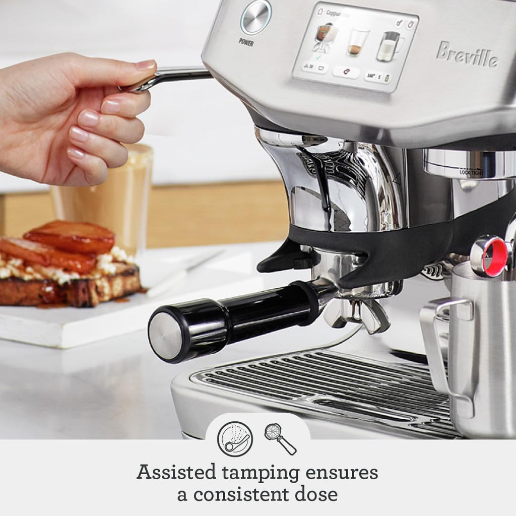Espresso Machine Brushed Stainless Steel Q776584