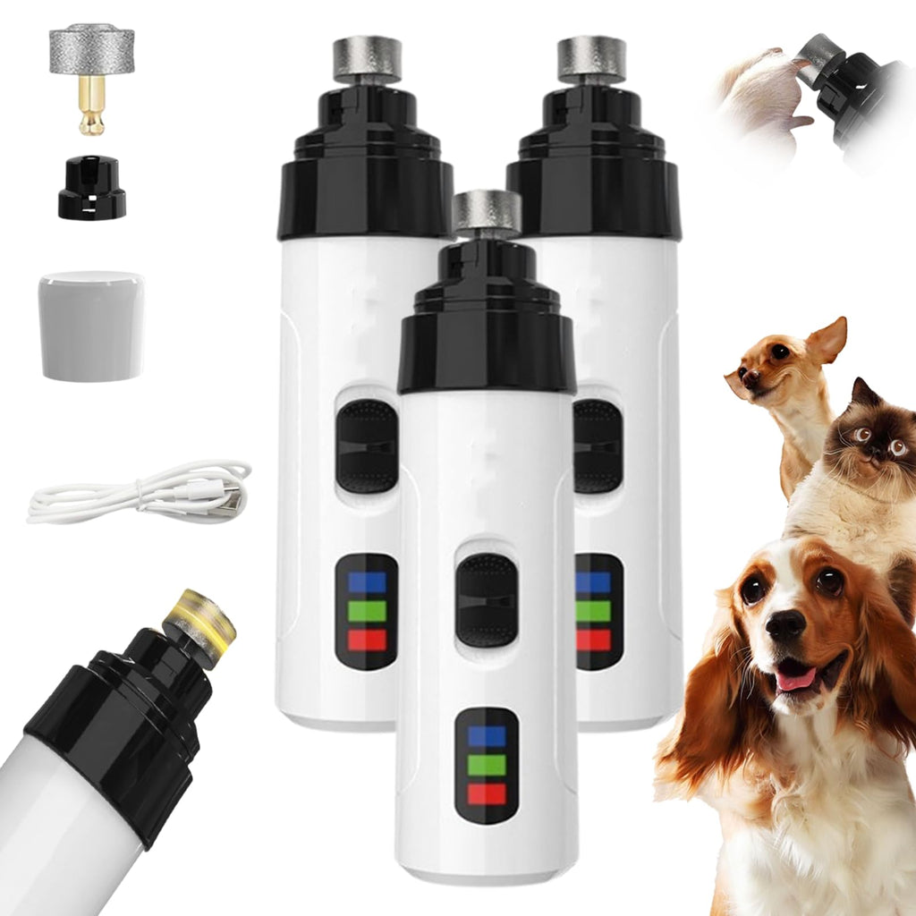 Cortador De Uñas Sin Estrés USB Rechargeable Automatic Pet Nail Trimmer C650691