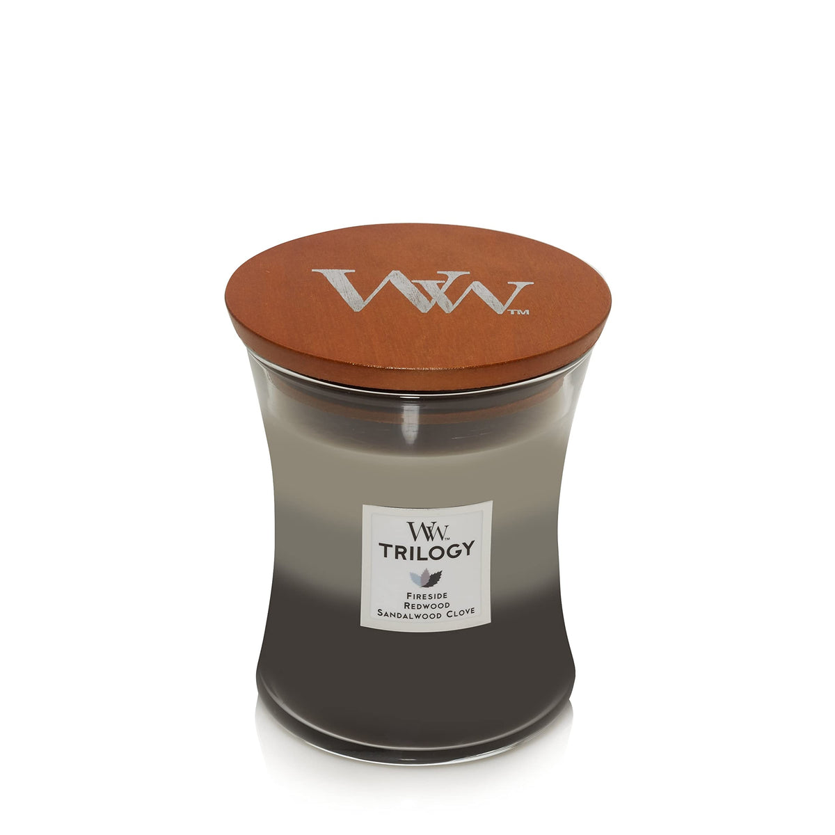 Scented Candle, 16oz Soy Blend Wax Wood Wick B80221