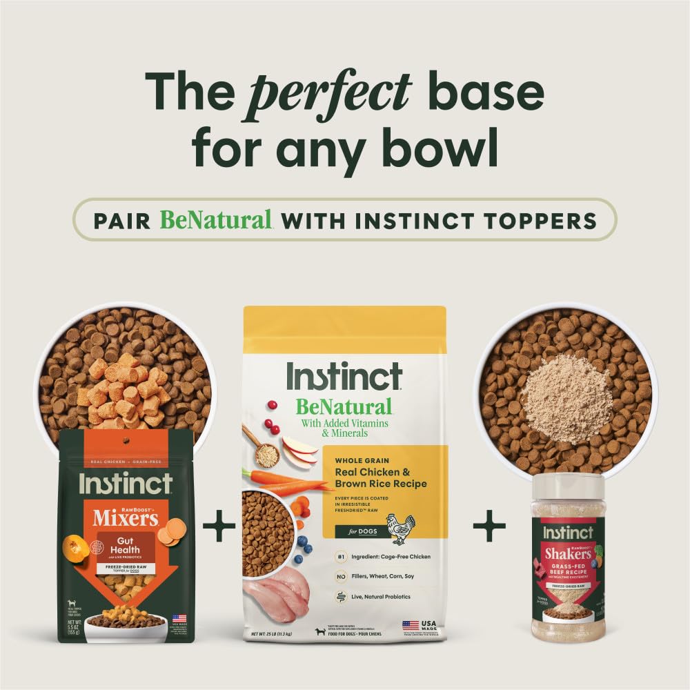 Whole Grain Chicken & Brown Rice Dry Dog Food 25 lb J40715