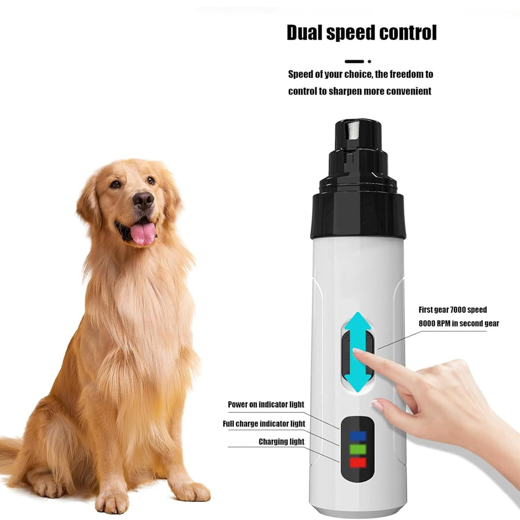 Cortador De Uñas Sin Estrés USB Rechargeable Automatic Pet Nail Trimmer C650691