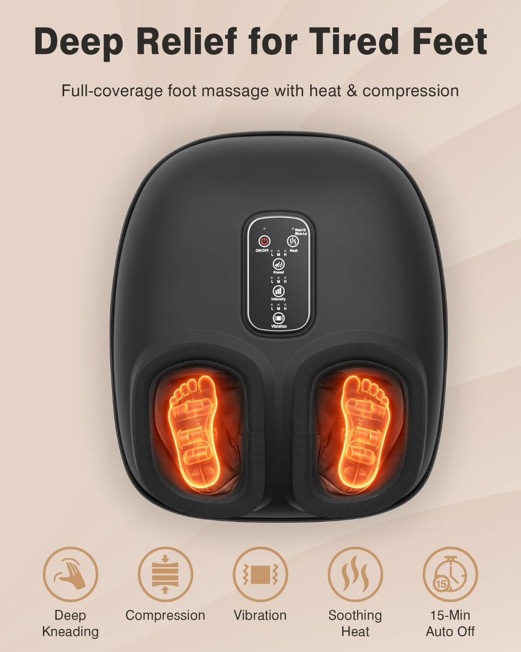 Foot Massager with Heat X76152