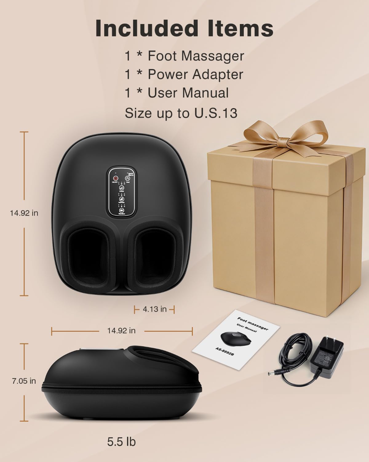 Foot Massager with Heat X76152