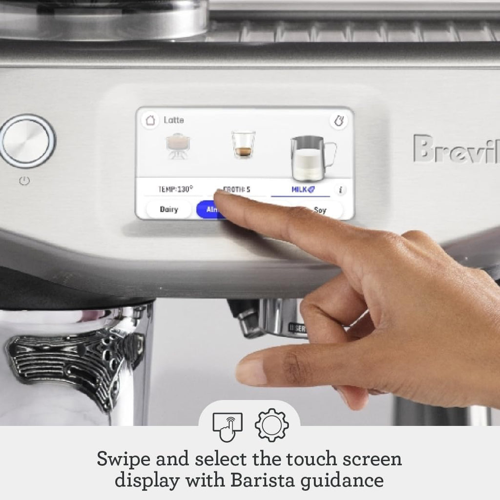 Espresso Machine Brushed Stainless Steel Q776584