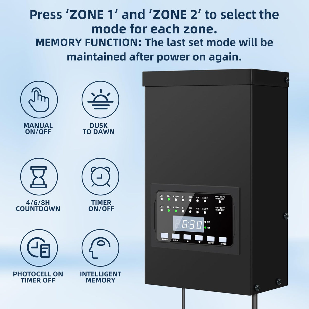 200W Low Voltage Landscape Lighting Transformer I14079