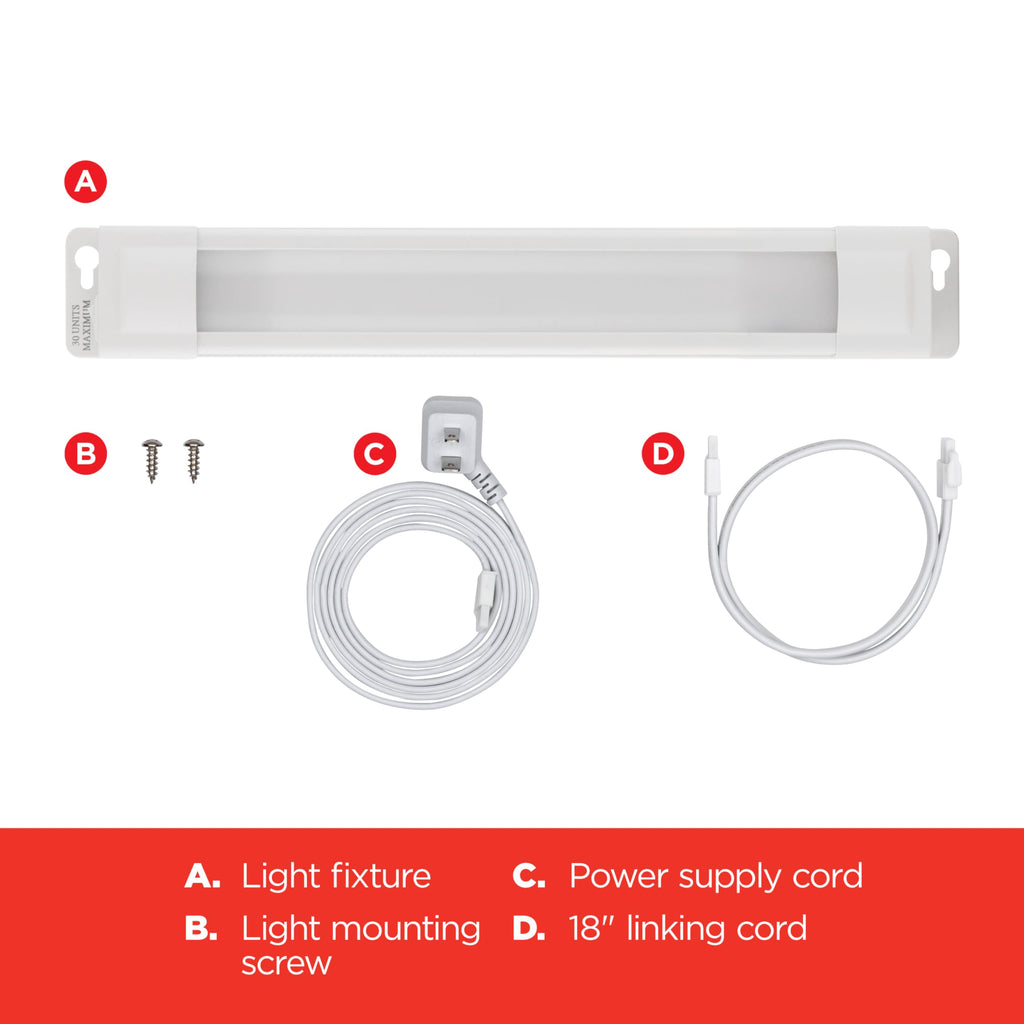 24 Inch Plug in Under Cabinet Light 2700K O288