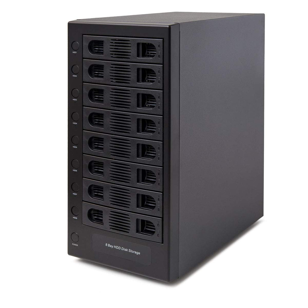 8-Bay Black Hard Drive Enclosure V427