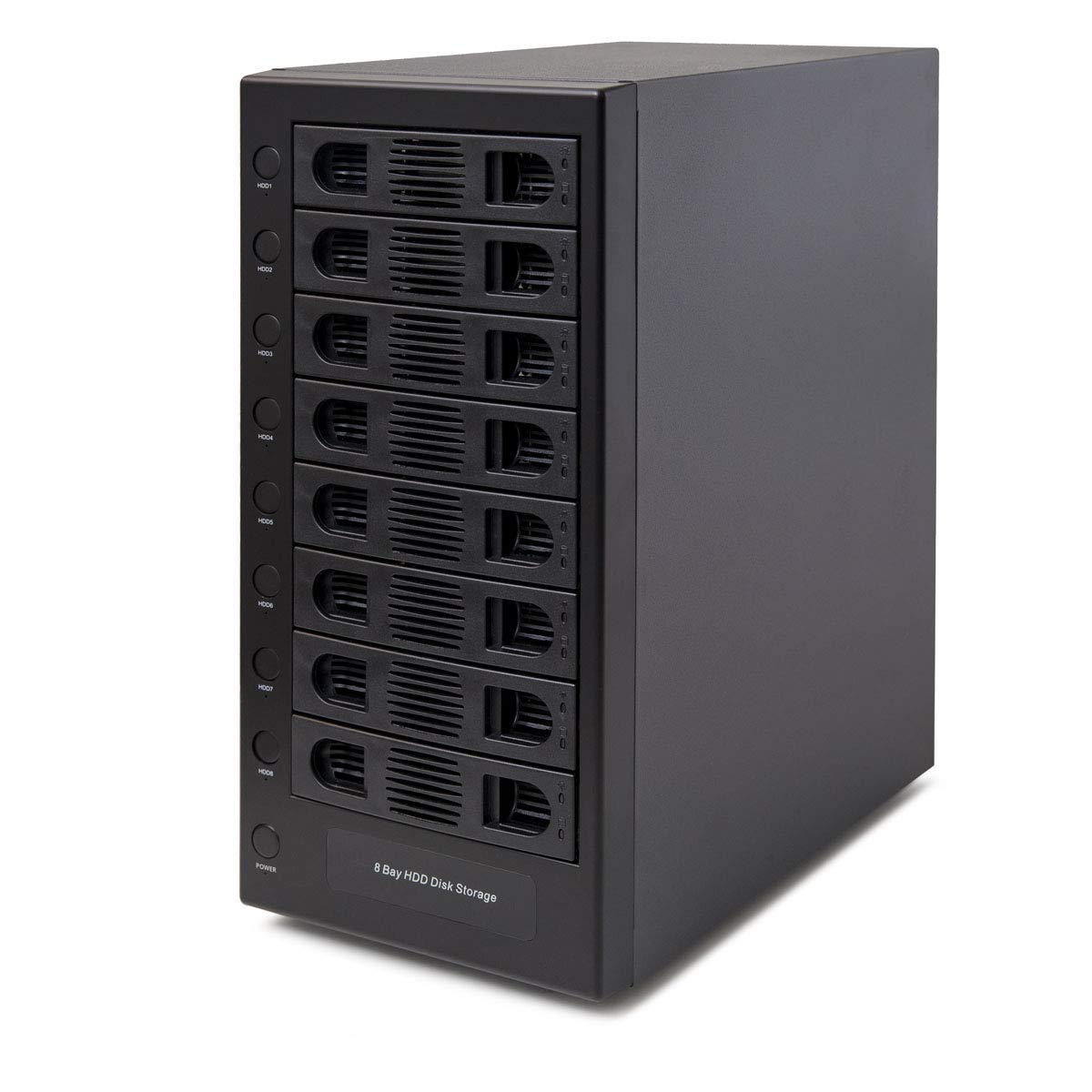 8-Bay Black Hard Drive Enclosure V427