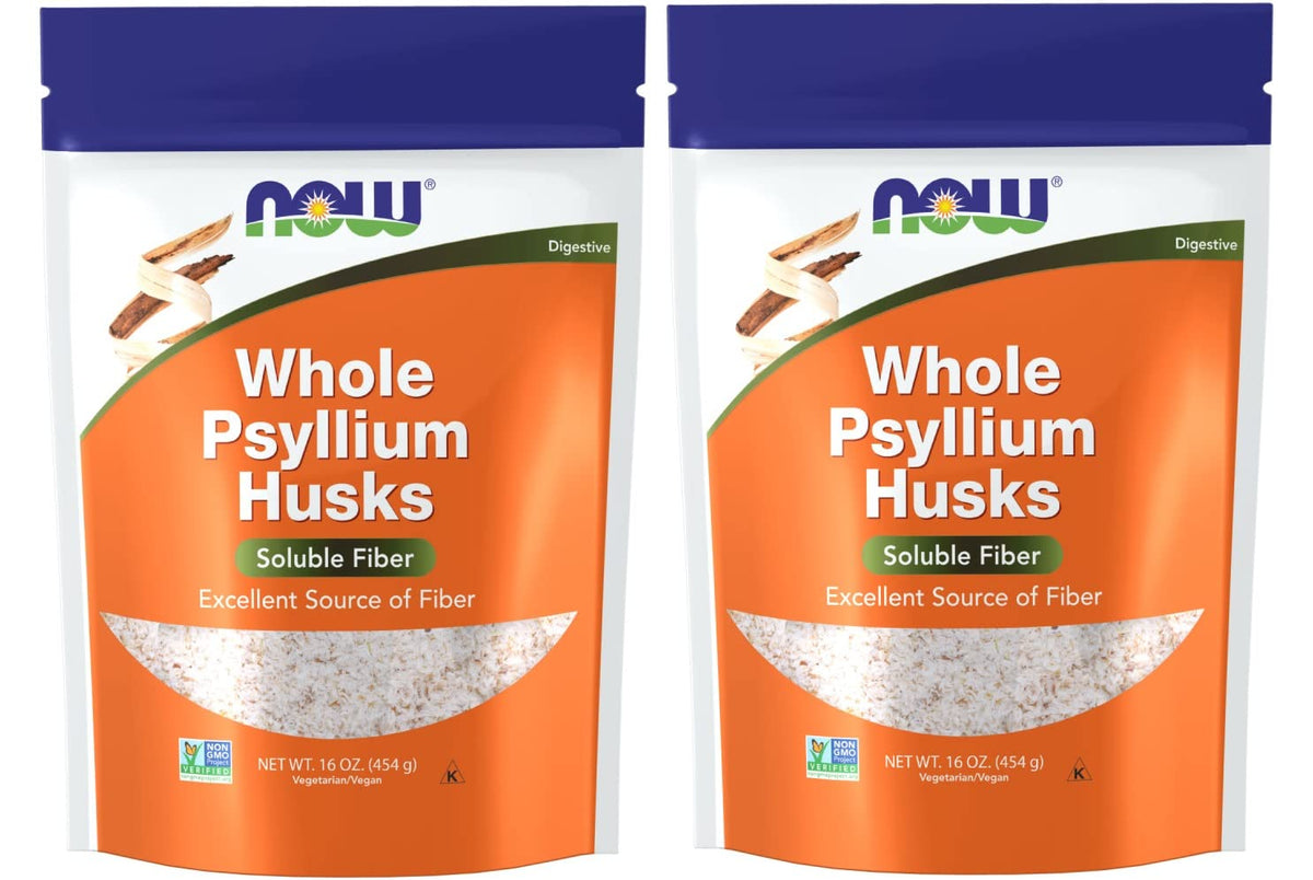 Psyllium Husks Whole 16 Oz Pack of 2 O25500