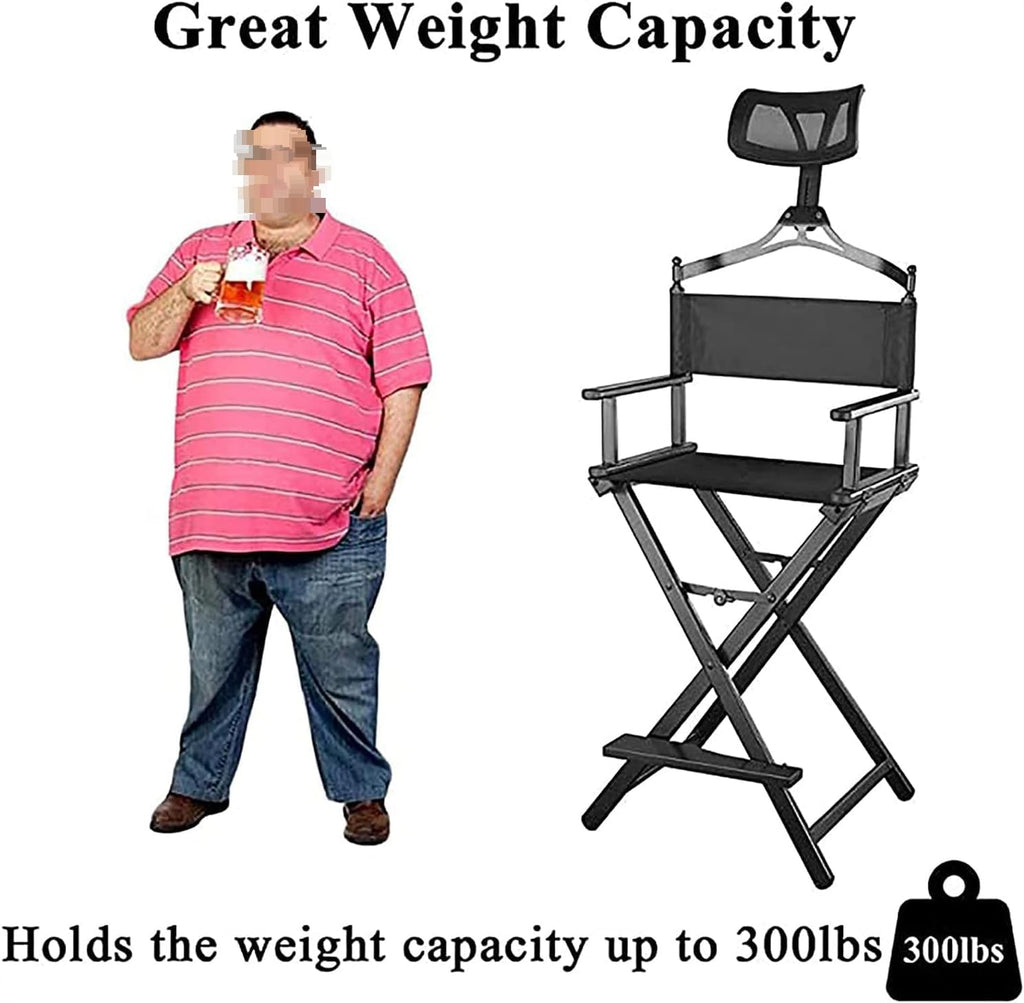 Folding Portable Aluminum Makeup Artist Chair R382689
