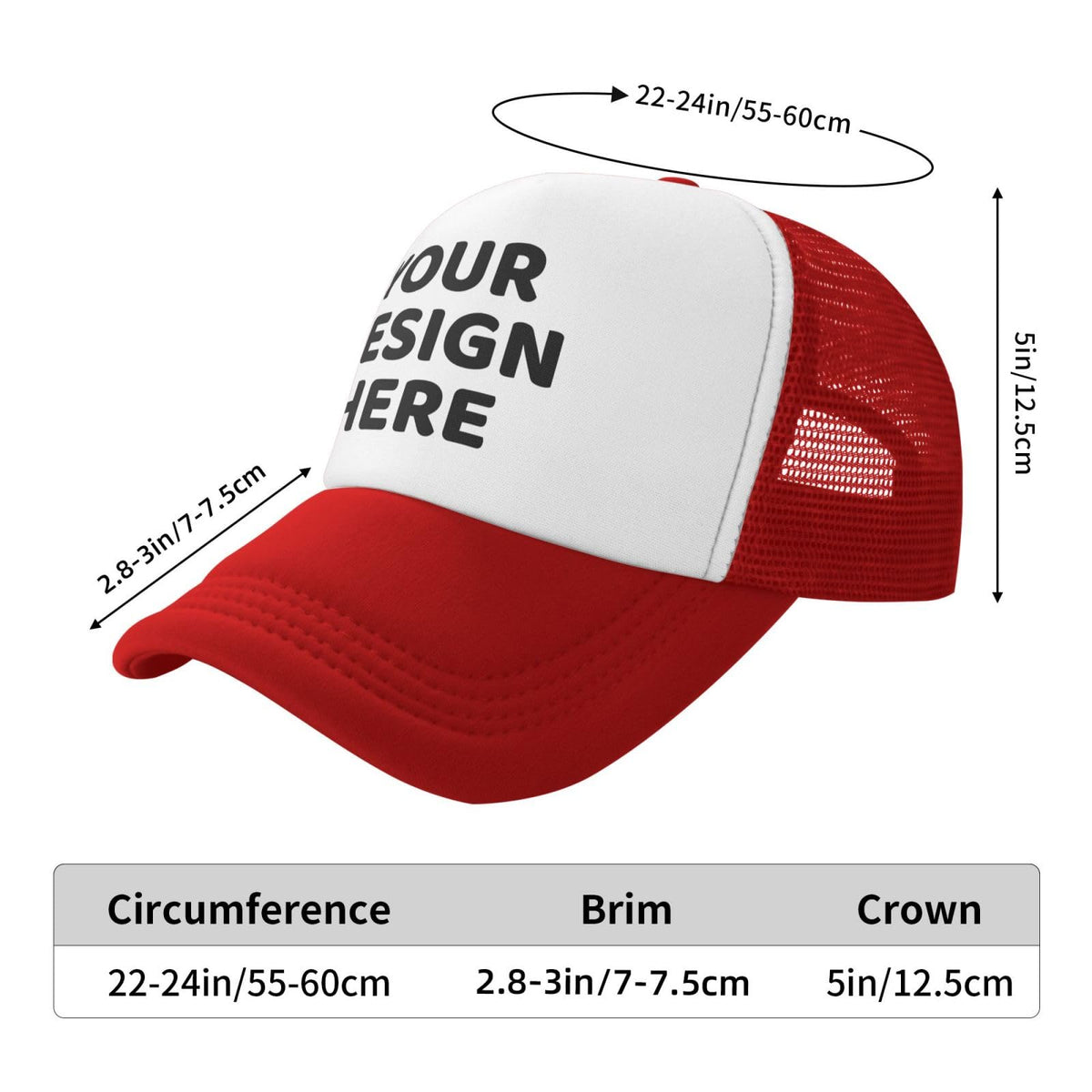 Custom Baseball Caps Trucker Hats Z65372