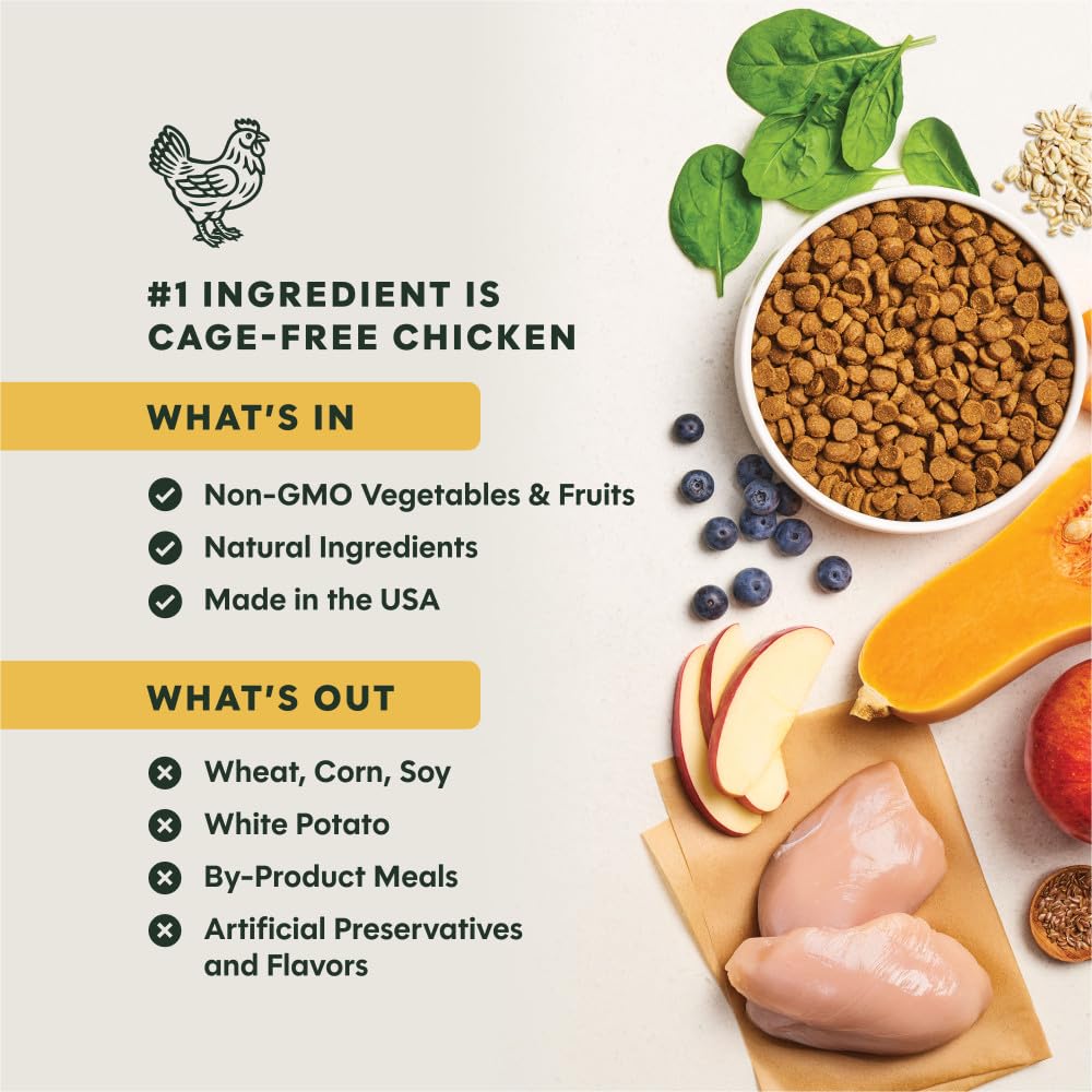 Whole Grain Chicken & Brown Rice Dry Dog Food 25 lb J40715