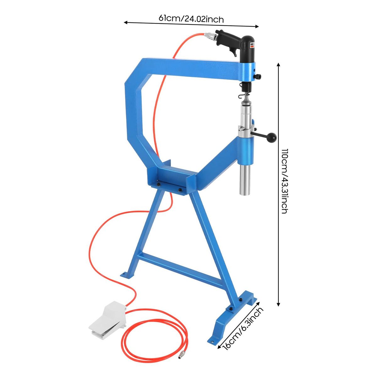 Pneumatic Planishing Hammer with Stand & Foot Pedal W68489