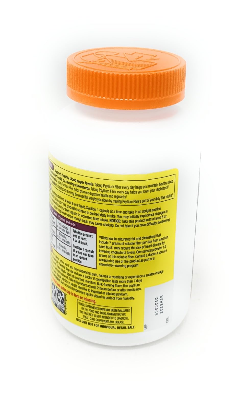 Fiber Supplement 360 Capsules F4720