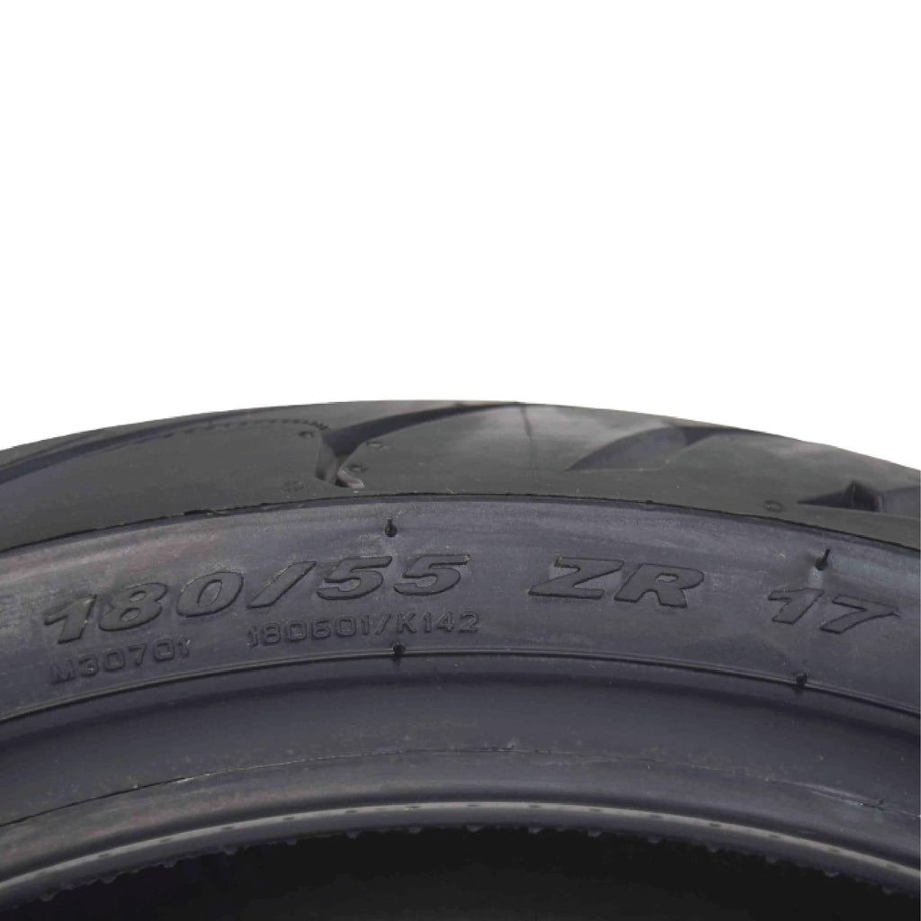 Motorcycle Tire Set 120/70ZR17 58W & 180/55ZR17 73W E847