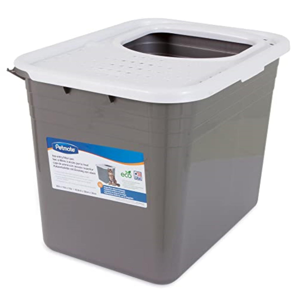 Enclosed Cat Litter Box with Hinged Lid B6249