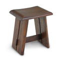 Teak 18-Inch Curved Wooden Shower Seat C8301