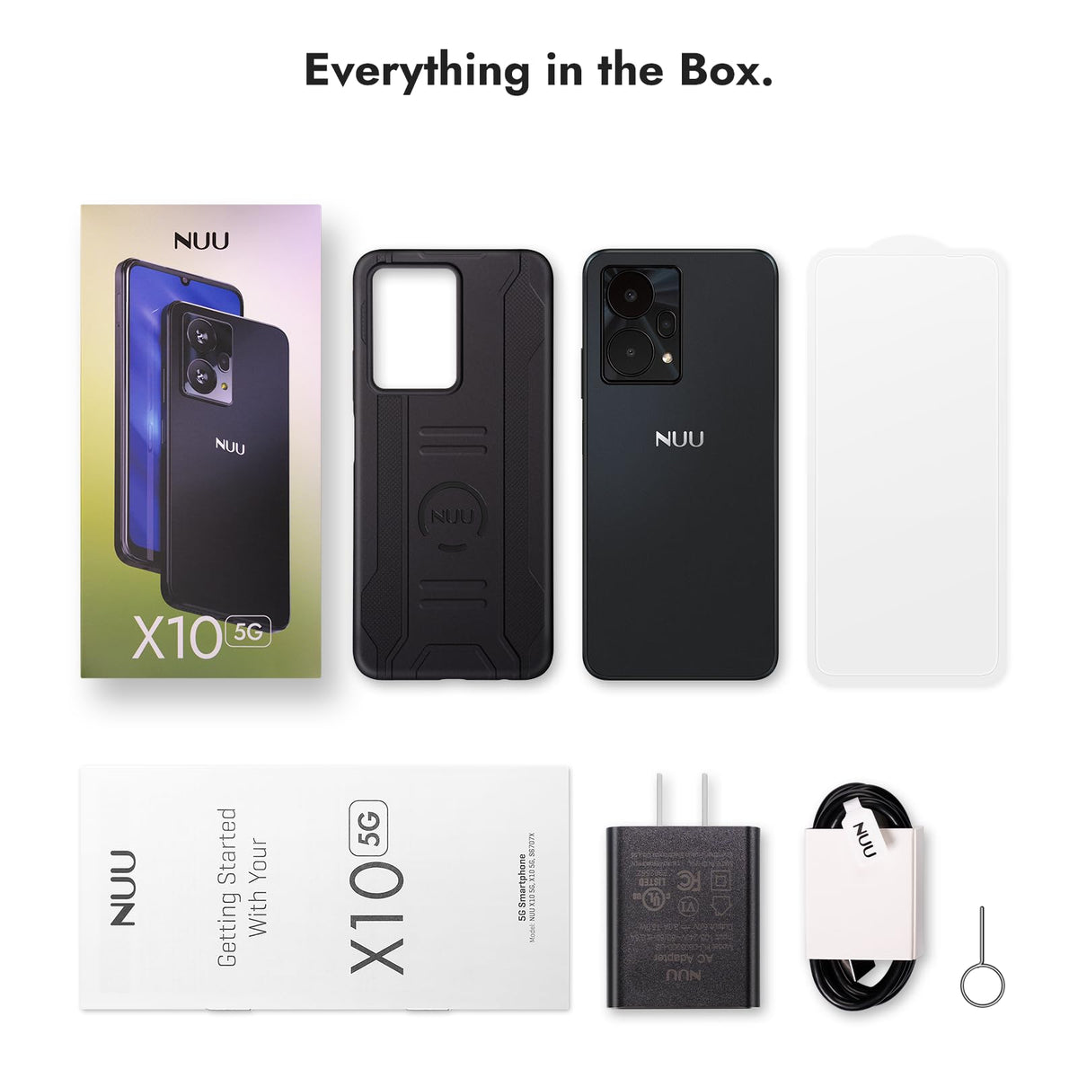 5G Unlocked Android Smartphone 128GB Black D303