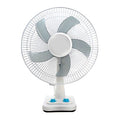 16-Inch 3 Speed 5 Blades Pedestal Fan White I5355