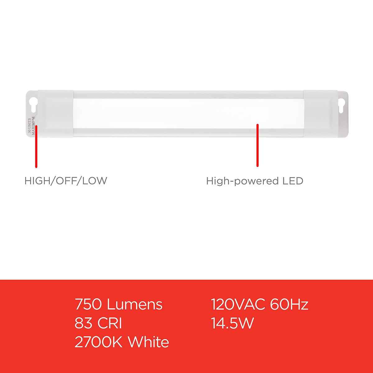 24 Inch Plug in Under Cabinet Light 2700K O288