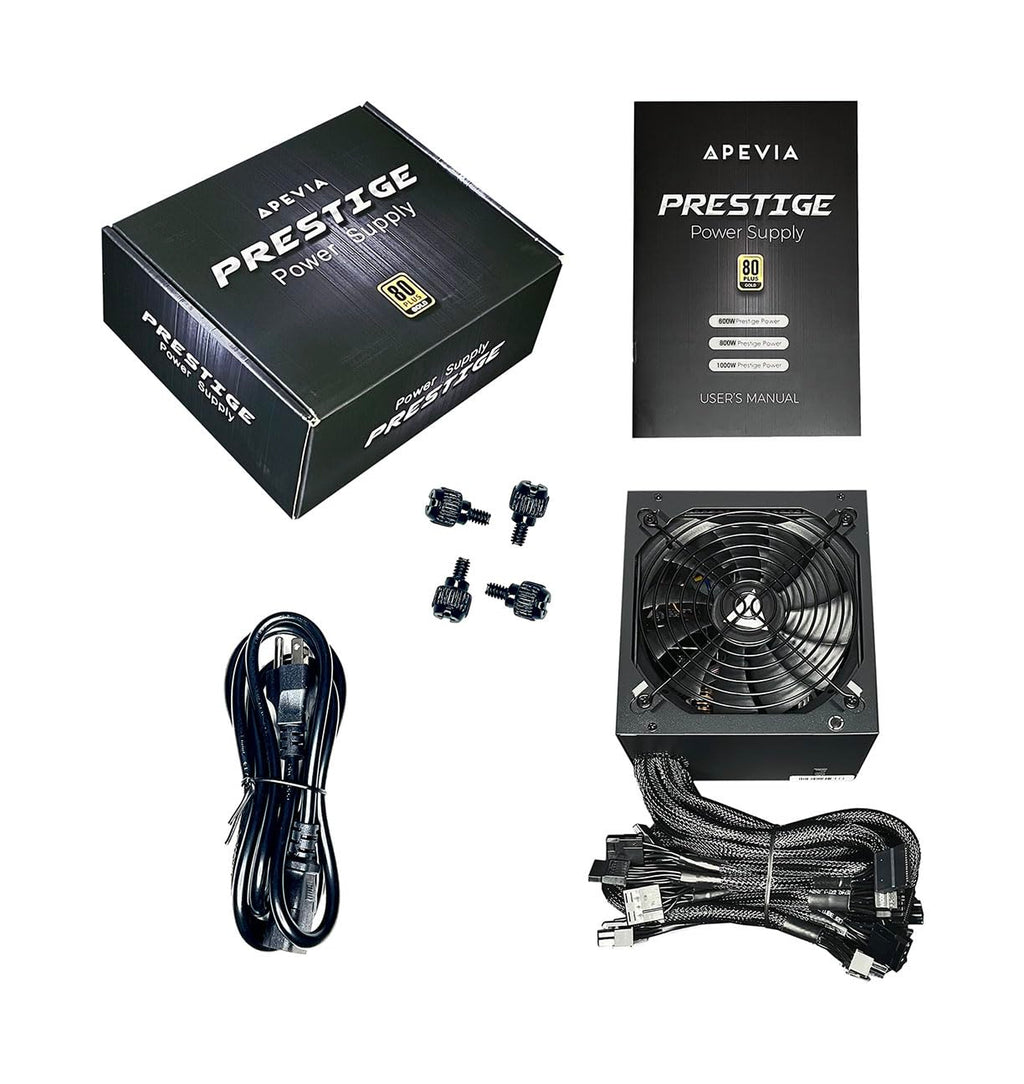 800W 80+ Gold Certified ATX Gaming Power Supply E529