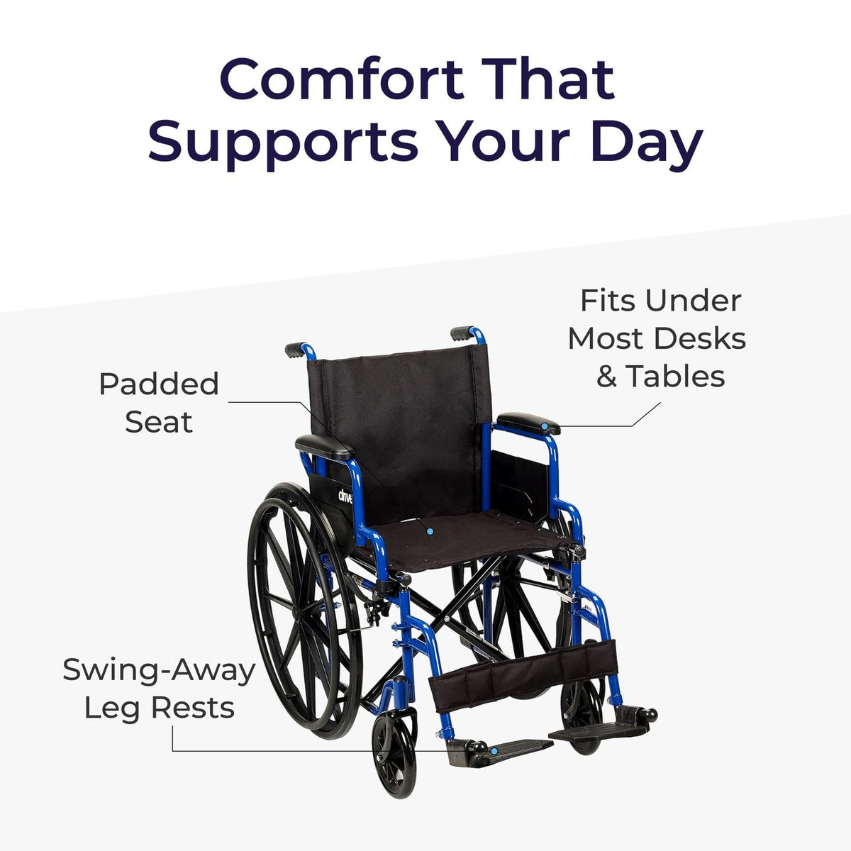 Blue Streak Lightweight Wheelchair X28372