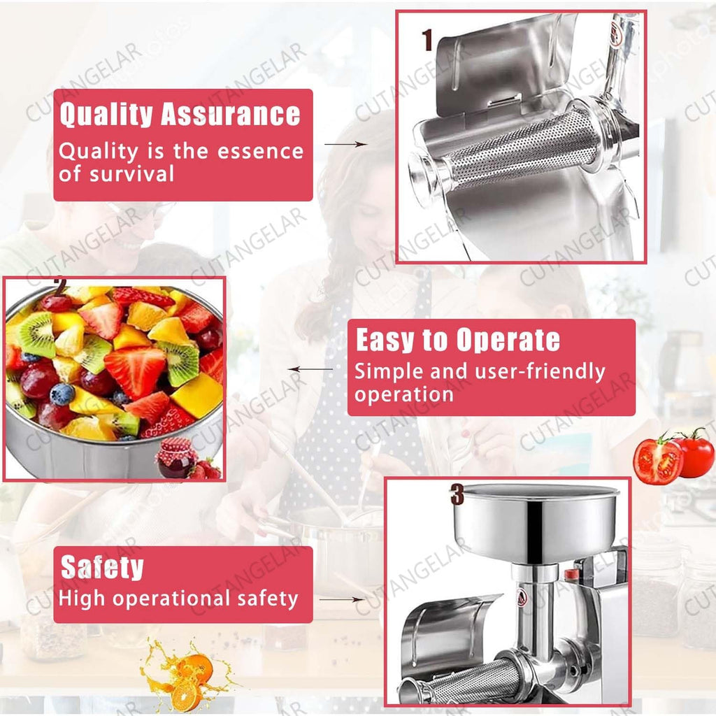 450W Electric Tomato Strainer with Seed Separator I372