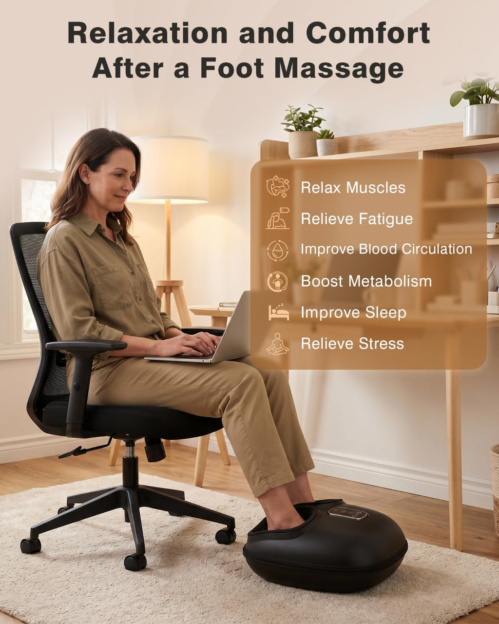 Foot Massager with Heat X76152