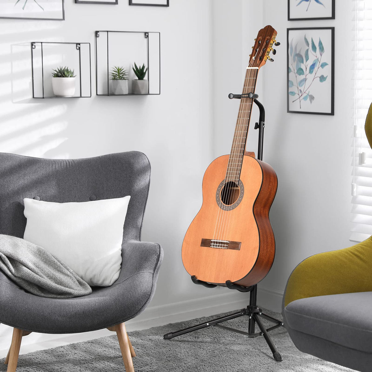 Folding Adjustable Guitar Stand U37799