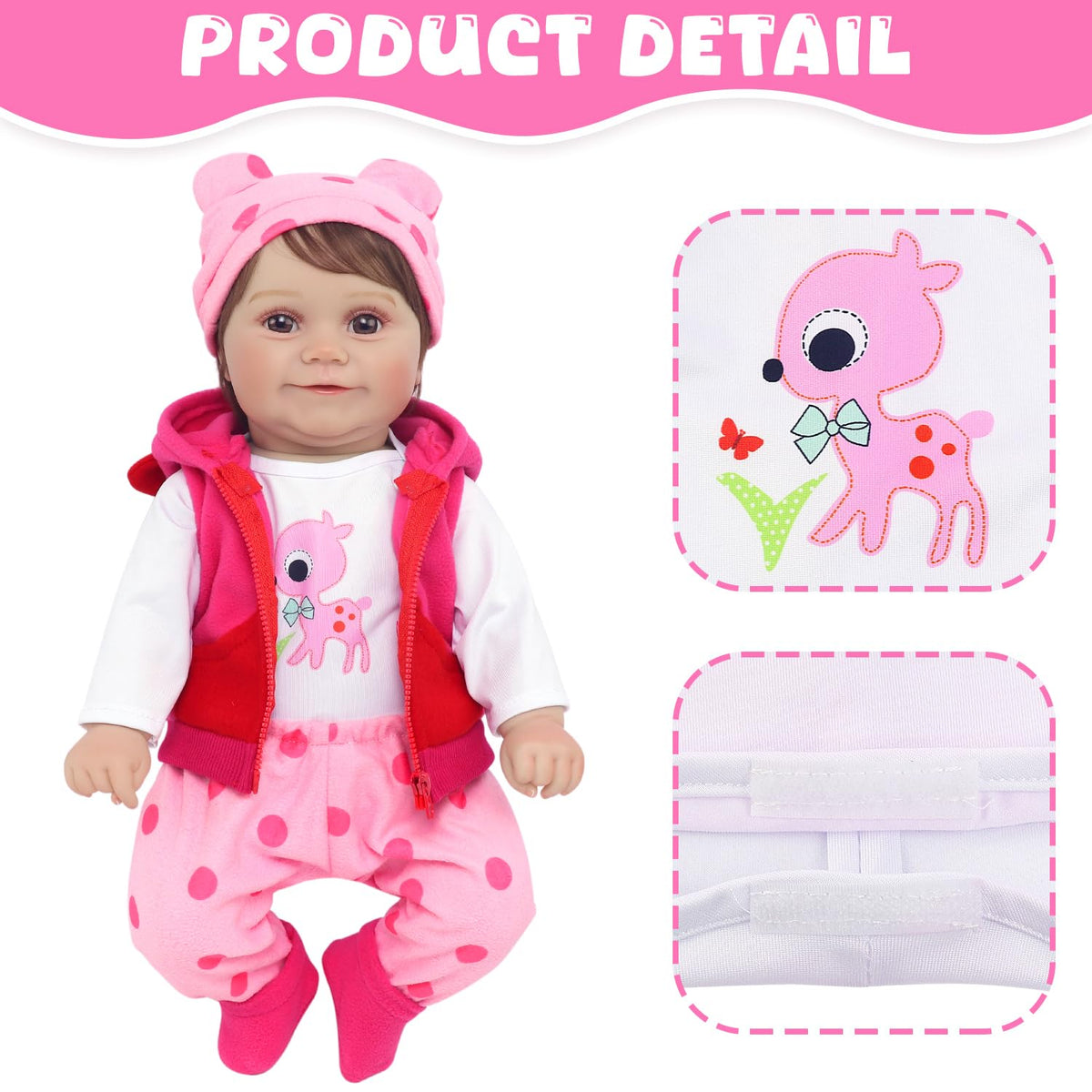 5 Pcs Baby Doll Clothes Set B12019