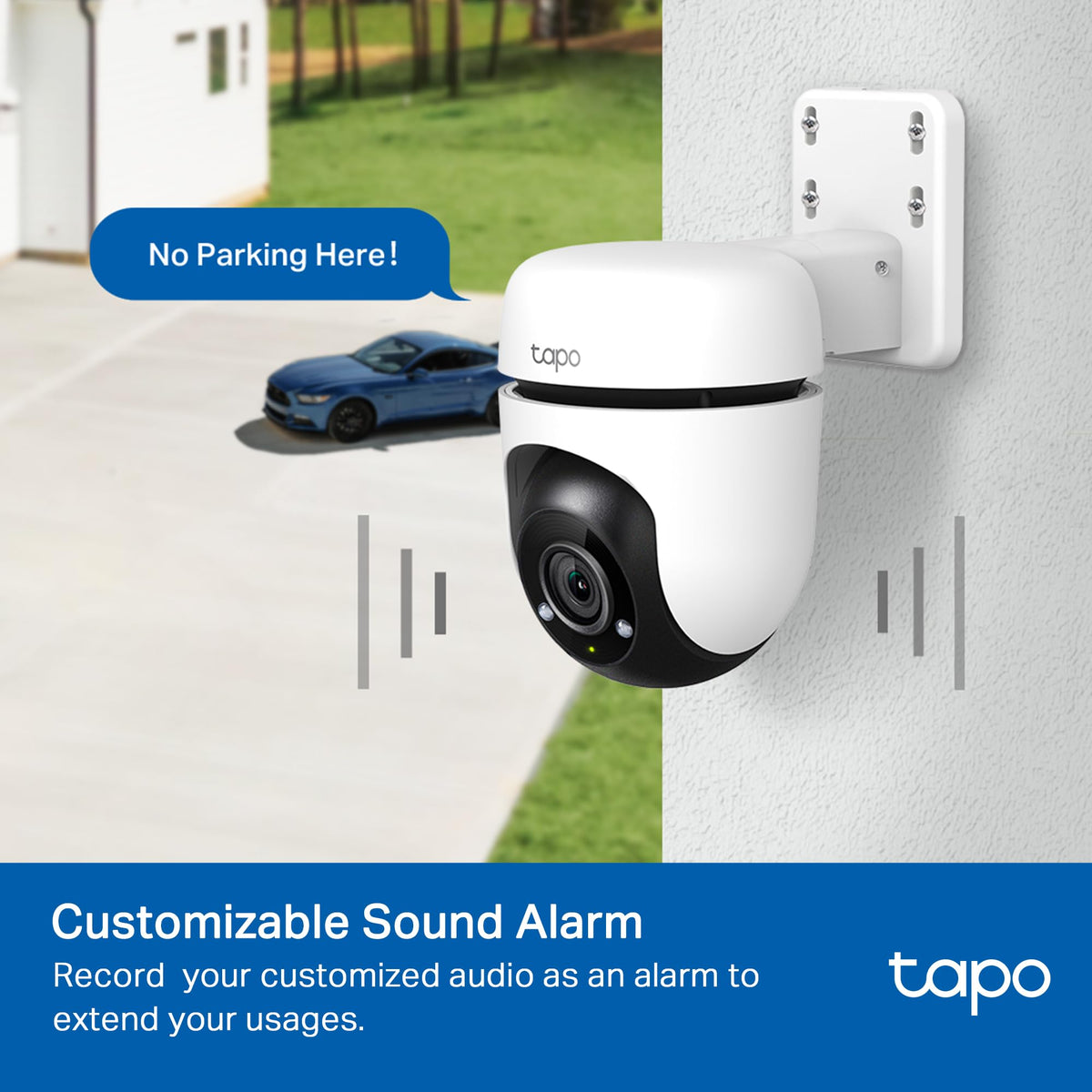 1080P Outdoor Wired Pan/Tilt Security Camera Z406