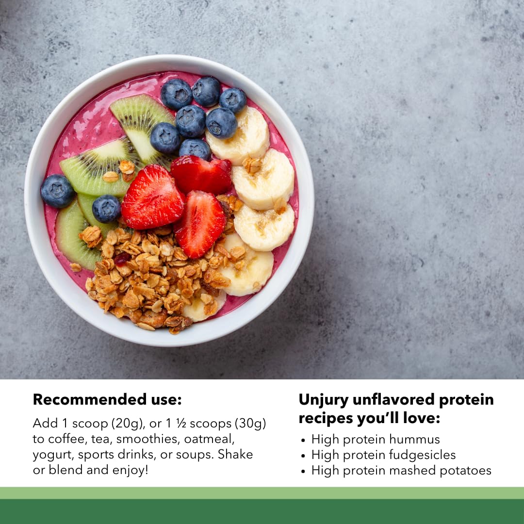 Vegan Unflavored Protein Powder 20 Servings N526