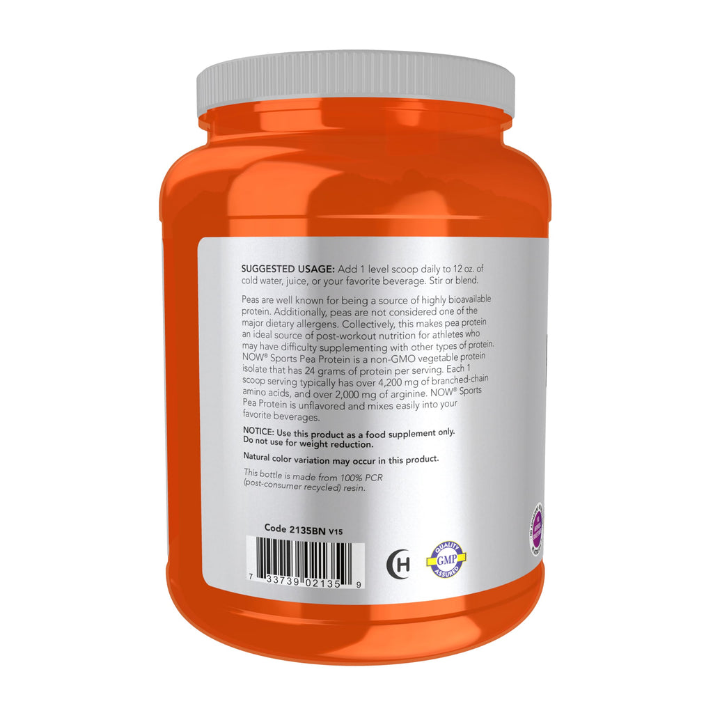 Pea Protein Unflavored Powder 2 lbs P8699