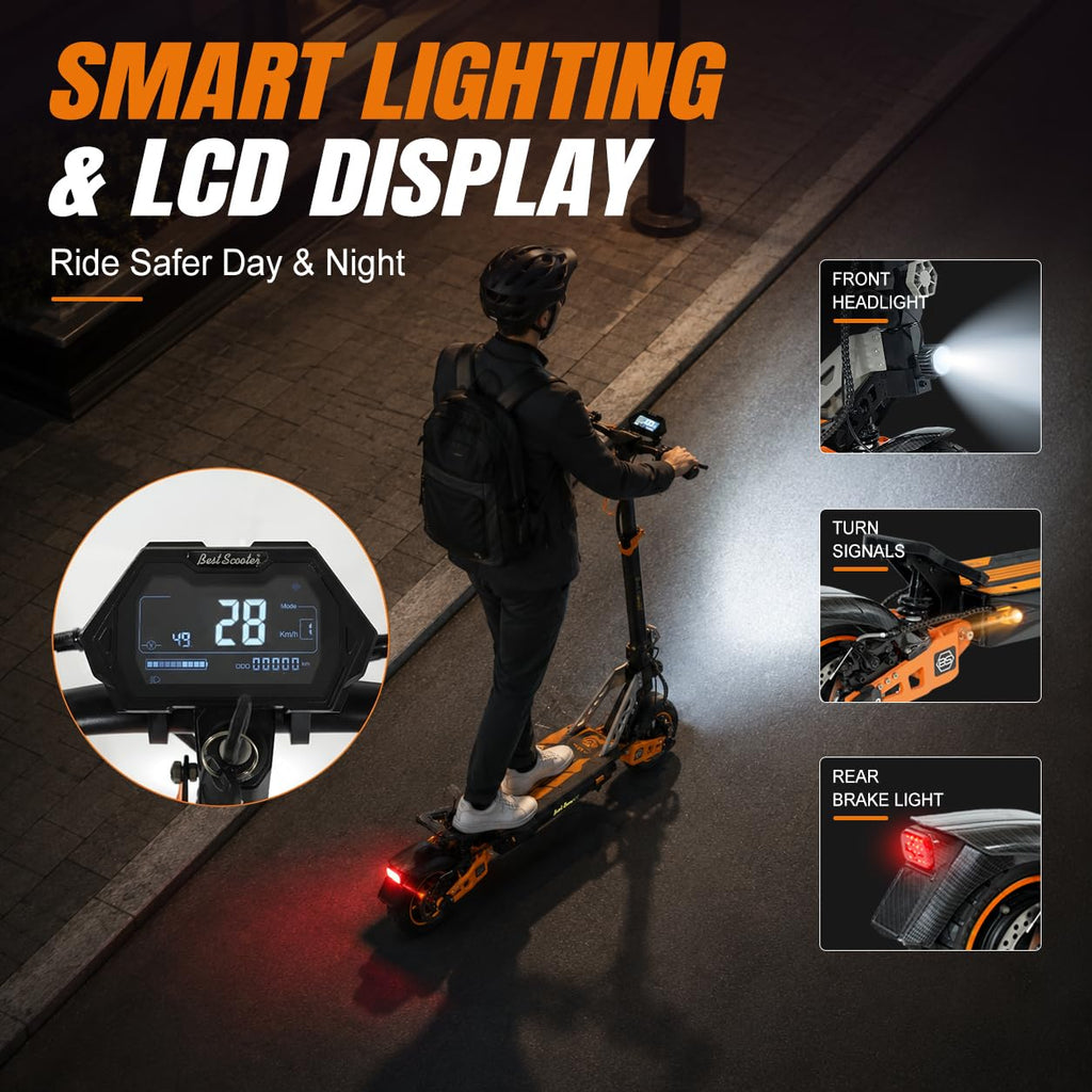 Electric Scooter 1000W Motor 31 MPH 38 Miles Range O2113